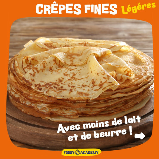 Crêpes légères pour la chandeleur